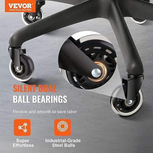 Elevate Your Office Experience: VEVOR 3″ Chair Wheels – Strong & Flexible