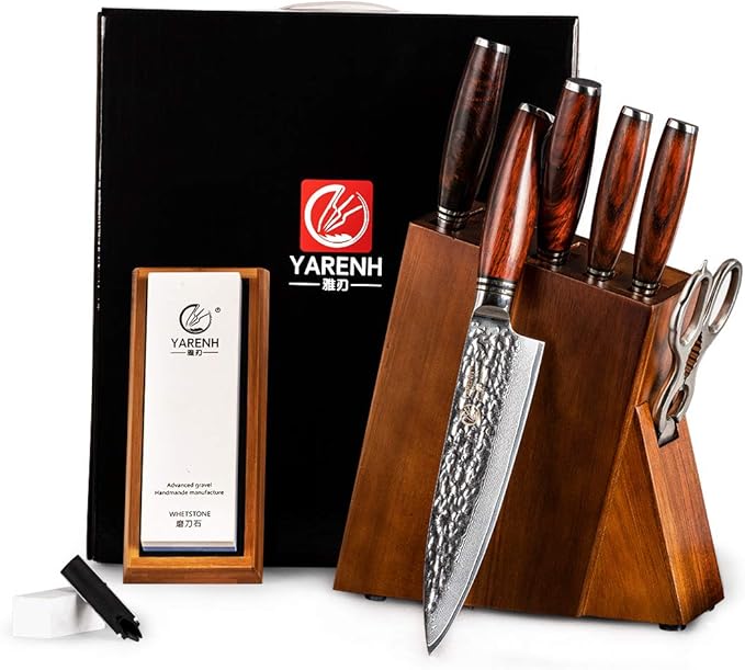 YARENH 8 Piece Kitchen Knife Set 1